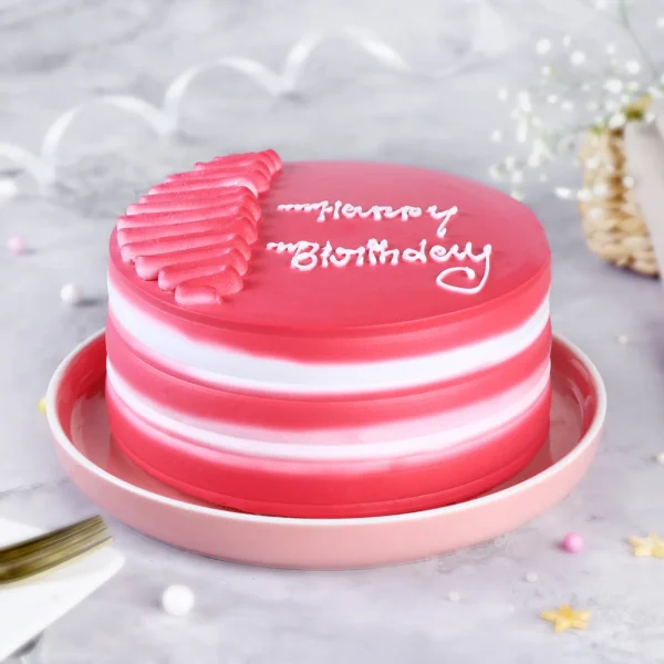 Birthday Bliss Red Velvet Cake - Image 3