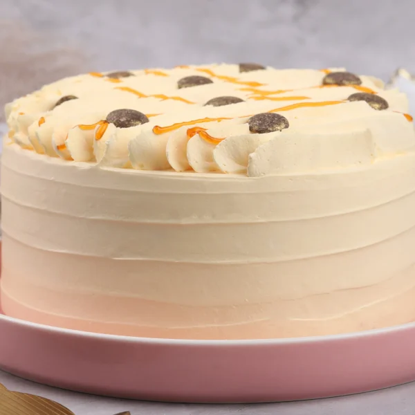 Butterscotch Symphony Cream Cake - Image 2