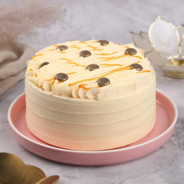 Butterscotch Symphony Cream Cake - Image 3