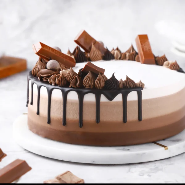 Chocolate Trio Cake - Image 3
