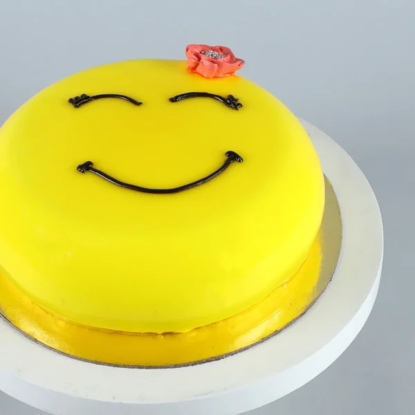 Happy Emoji Pineapple Cake - Image 3