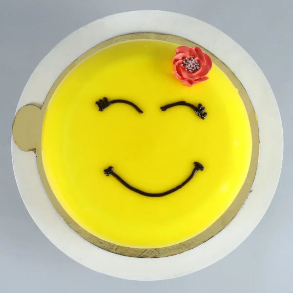 Happy Emoji Pineapple Cake - Image 2