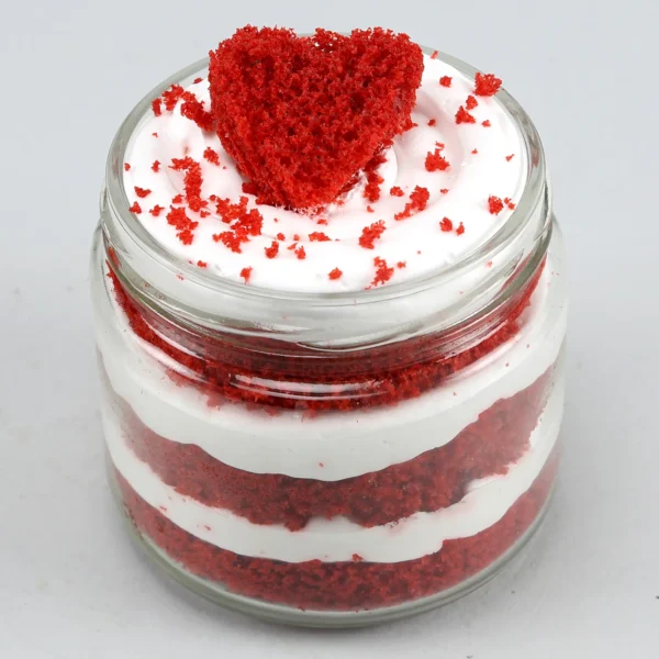 Heart Red Velvet Cake Jar Set of 2 - Image 4