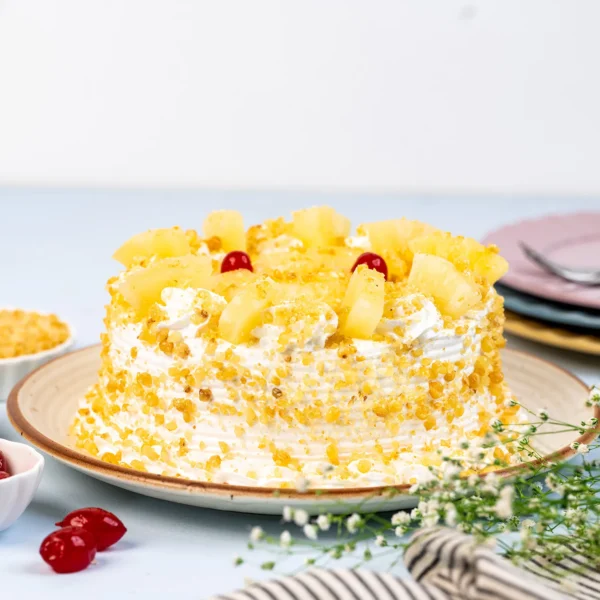 Pineapple With Butterscotch Cake - Image 4