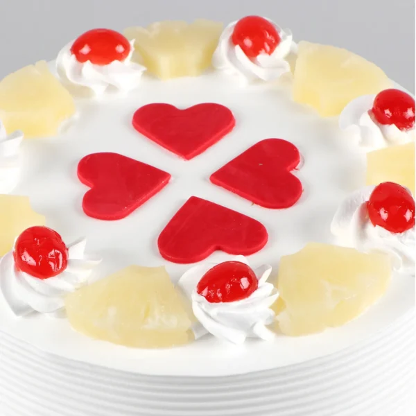 Pineapple With Hearts Cake - Image 3