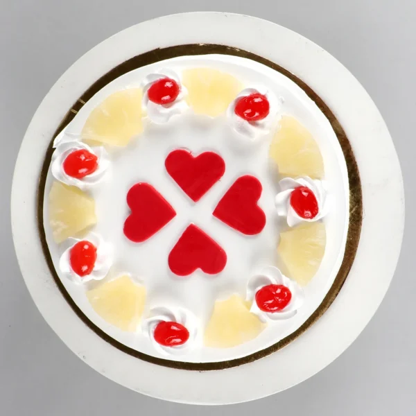 Pineapple With Hearts Cake - Image 2