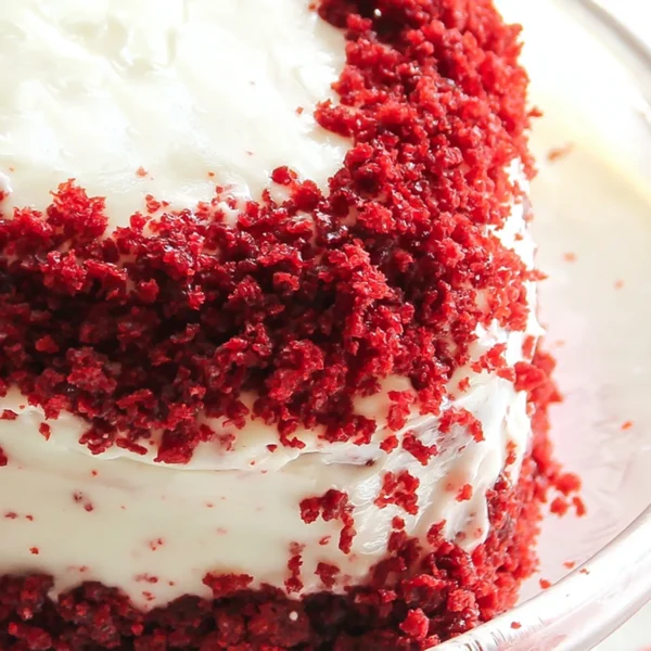 Red Velvet Heart Cream Cake - Image 2