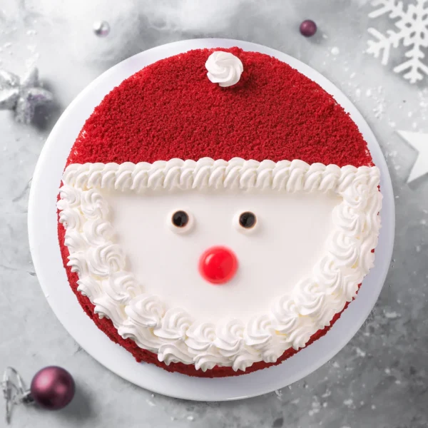 Santa Sweet Surprise Red Velvet Cake - Image 4