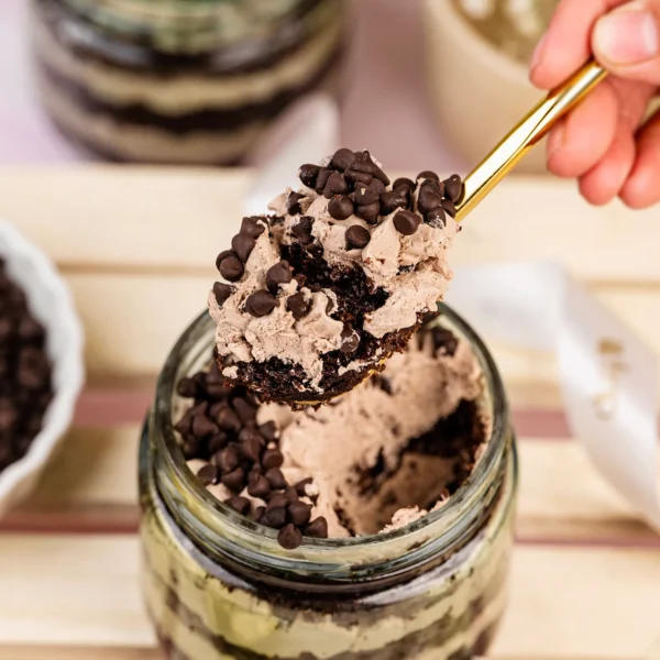 Sweet Choco Chip Cream Cake Jar Set of 2 - Image 3