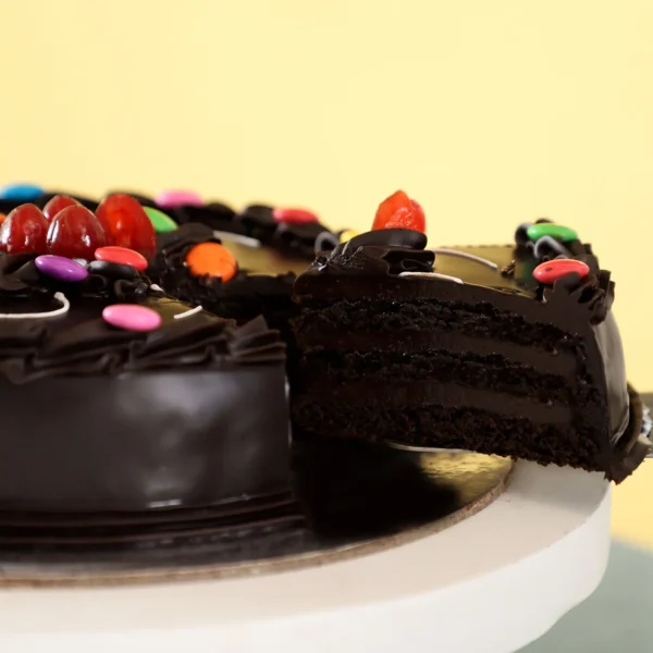Swirl Of Gems Truffle Cake - Image 4