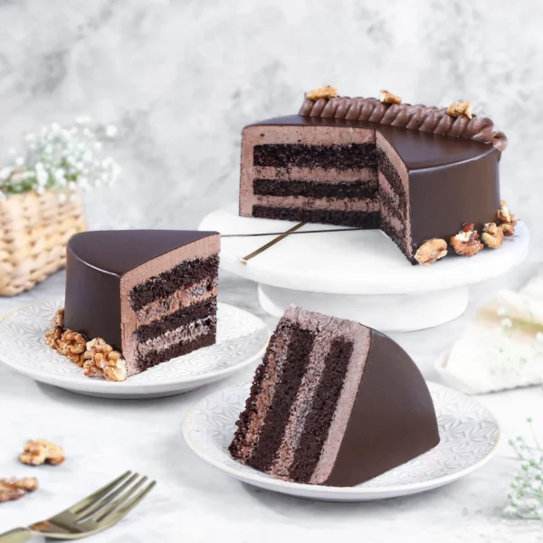 Walnut Chocolate Bliss Cake - Image 4
