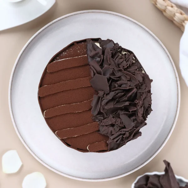 Whipped Black Forest Eggless Cream Cake - Image 2